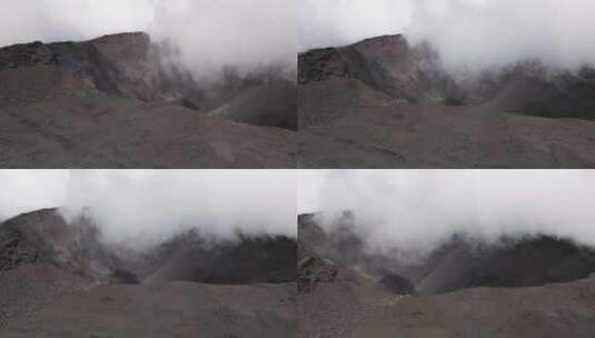 火山，火山，沙漠，荒野高清在线视频素材下载