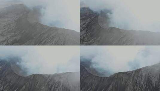 火山，布罗莫，印度尼西亚，蒸汽高清在线视频素材下载