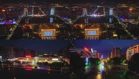 洛阳市洛龙区夜景素材高清在线视频素材下载