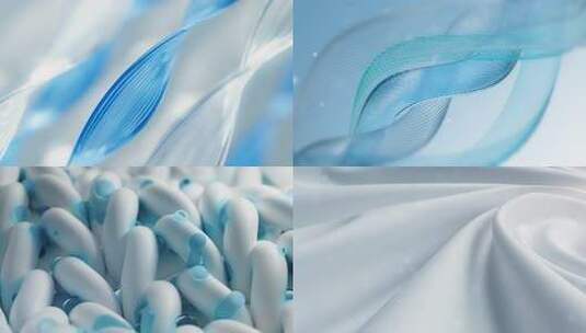 卫生巾 运动服 清爽 吸水 抗菌亲肤布料高清在线视频素材下载