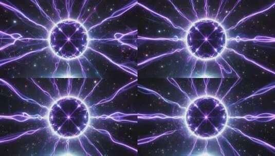 紫色光效能量球背景素材高清在线视频素材下载