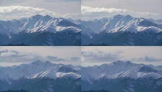 雪山 山脉 山峰高清在线视频素材下载