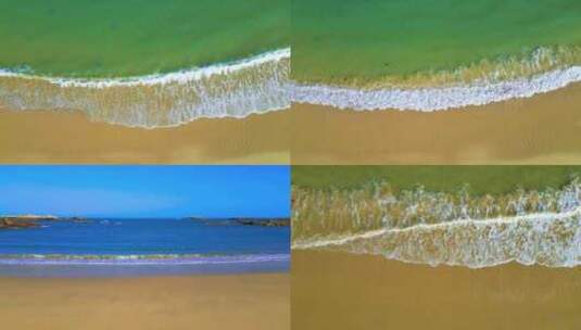 海水 海滩 海浪高清在线视频素材下载