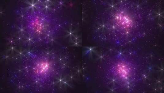4k闪闪发光的星系粒子运动背景高清在线视频素材下载