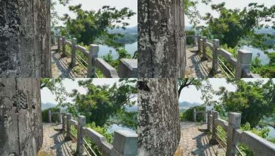 广西桂林象山景区象鼻山登山道高清在线视频素材下载