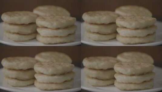 馅饼制作工艺LOG视频素材高清在线视频素材下载