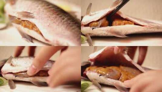 【镜头合集】肚子里有鱼籽的鲫鱼 (7)高清在线视频素材下载