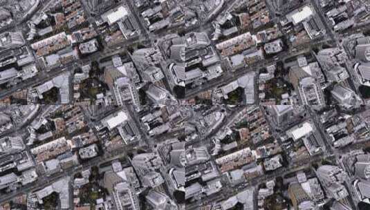 俯拍上海浦西建筑高清在线视频素材下载
