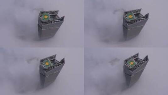 青岛海天平流雾高清在线视频素材下载