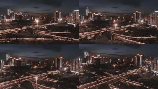 城市夜景立交桥高清在线视频素材下载