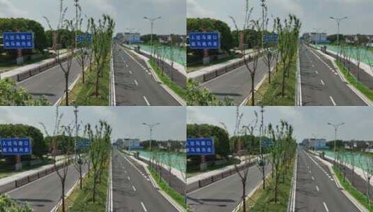 扬州新修路「航拍分镜11」20220727高清在线视频素材下载
