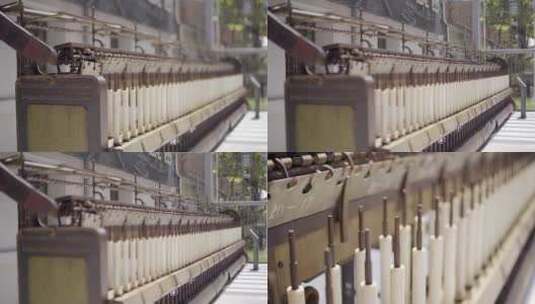 【空镜】4K工业-1929年英国产纺纱机-多角度高清在线视频素材下载