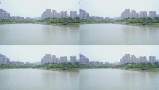 武汉江夏韵湖湿地公园风景高清在线视频素材下载