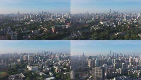 广州塔远眺高清在线视频素材下载