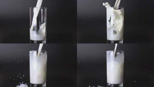 倒牛奶视频素材高清在线视频素材下载