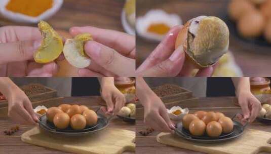 土鸡蛋活珠子高清在线视频素材下载