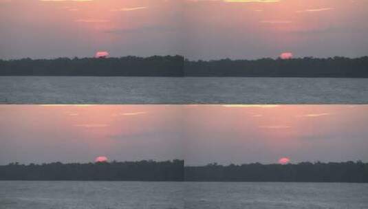 日落的延时拍摄景观高清在线视频素材下载