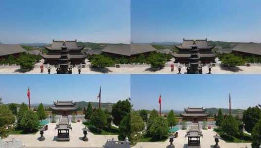 寺庙建筑佛家寺院高清在线视频素材下载