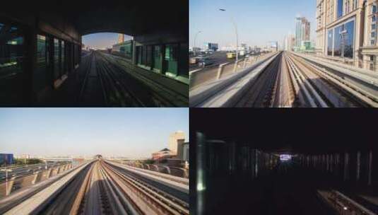 迪拜地铁延时高清在线视频素材下载