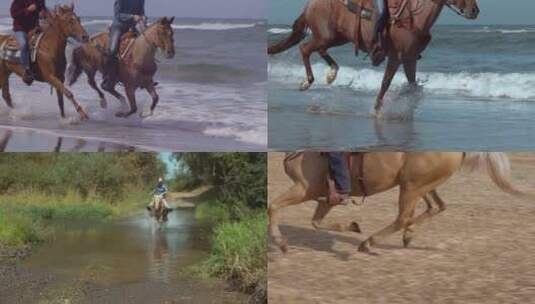 【合集】女人骑马超慢动作拍摄高清在线视频素材下载