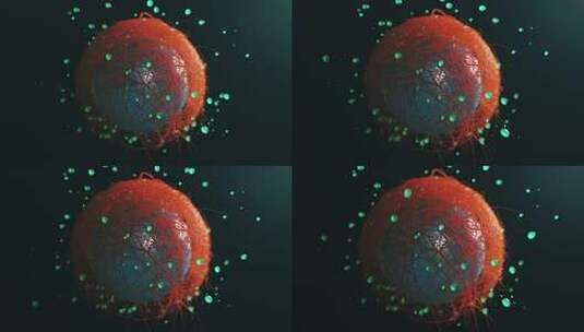 细胞是有机物3d可视化体细胞概念5高清在线视频素材下载