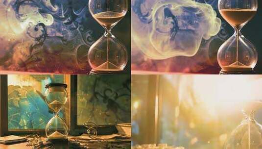 沙漏 时光流逝 时光飞逝 时间流逝片头高清在线视频素材下载
