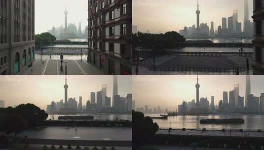 上海南京路远眺东方明珠高清在线视频素材下载