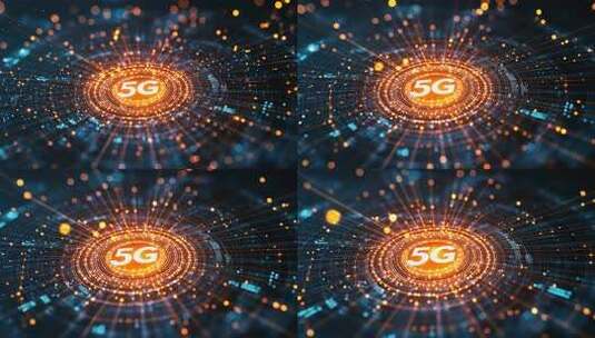 5G科技感特效画面高清在线视频素材下载