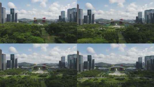 深圳市民中心2高清在线视频素材下载
