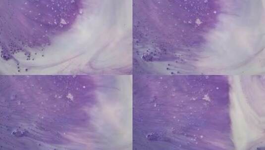 紫色水彩流动的背景视频高清在线视频素材下载