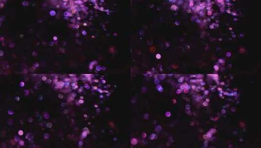 黑色背景上模糊的紫色闪光高清在线视频素材下载