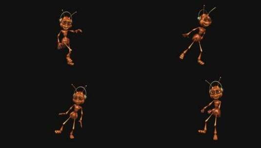 有趣的蚂蚁-舞蹈朗朗上口高清在线视频素材下载