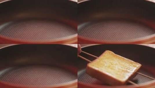 烤面包烤吐司高清在线视频素材下载