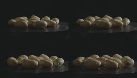 土豆马铃薯影棚拍摄log高清在线视频素材下载