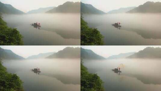 湖南郴州小东江自然风光高清在线视频素材下载