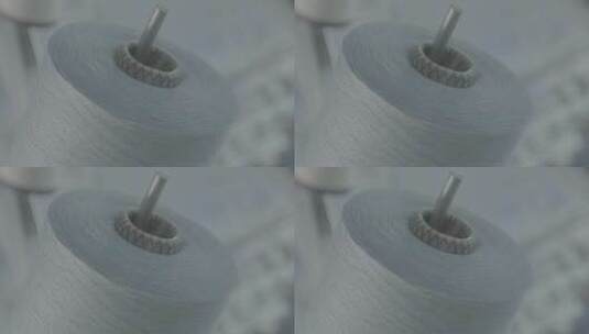 纺织工厂织布机LOG高清在线视频素材下载