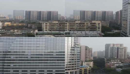广州海珠老城区高楼航拍高清在线视频素材下载