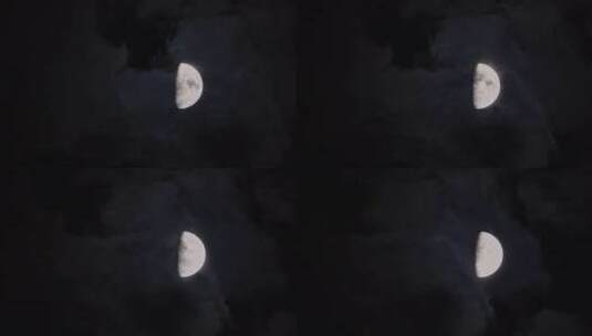 空镜月亮素材高清在线视频素材下载