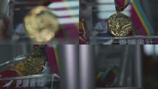中国奥运第一么金牌许海峰高清在线视频素材下载
