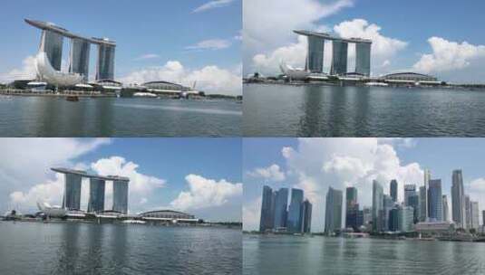 新加坡帆船酒店高清在线视频素材下载