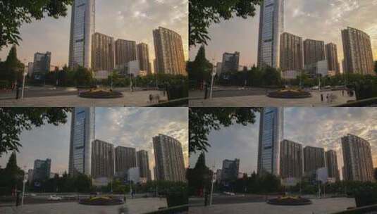 杭州建筑高清在线视频素材下载