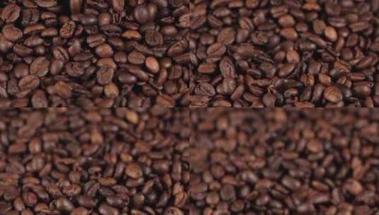 咖啡豆展示样品高清在线视频素材下载