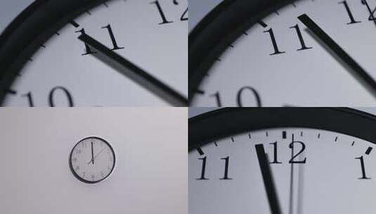 时钟意境艺术时钟时间沙漏钟表高清在线视频素材下载