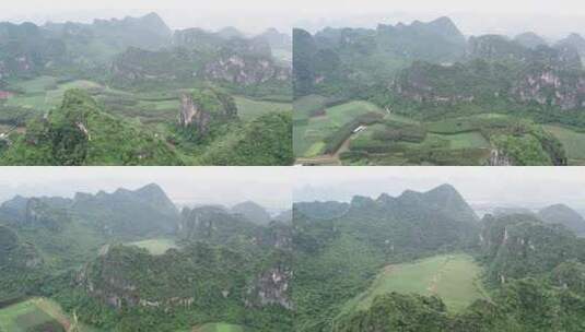 Z 4K 广西 桂西 航拍 自然风景5高清在线视频素材下载