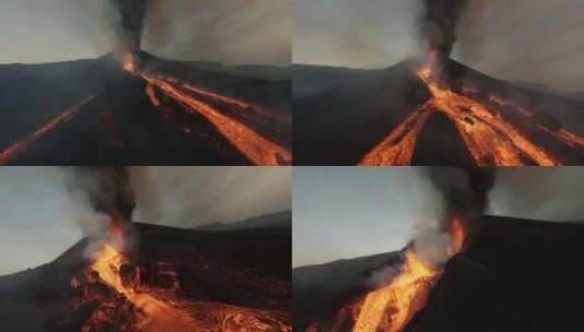 火山、岩浆高清在线视频素材下载