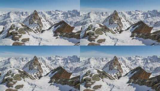 雪山空镜高清在线视频素材下载
