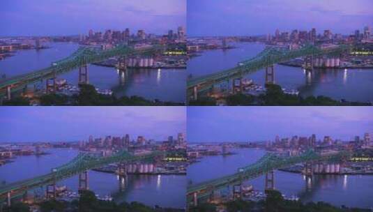 波士顿托宾桥高清在线视频素材下载