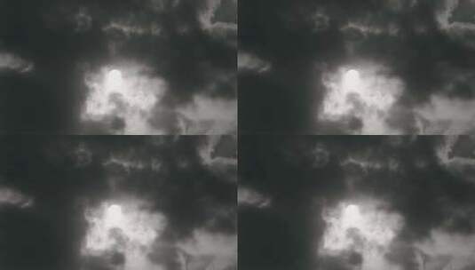 云层变幻乌云遮日高清在线视频素材下载