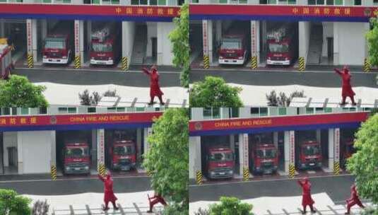 中国消防救援高清在线视频素材下载