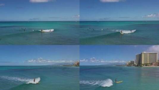 马尔代夫岛 海水浪花 假期高清在线视频素材下载